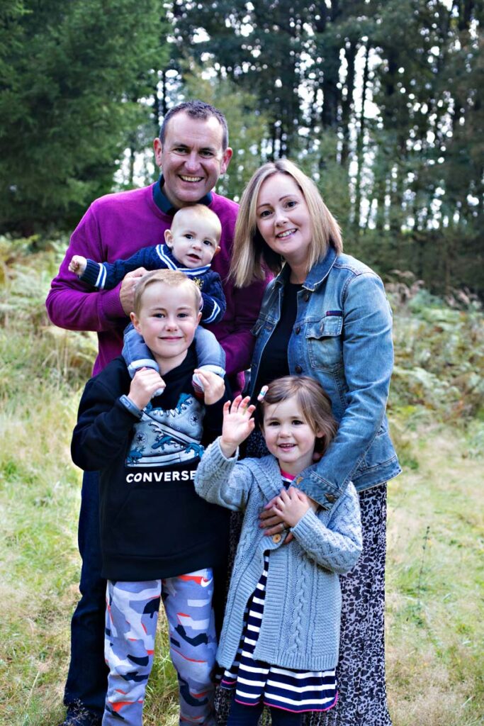 Family portrait in the park leighton buzzard